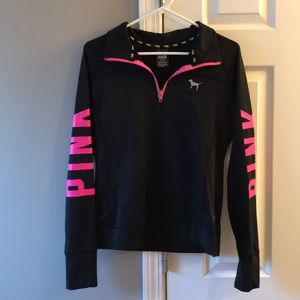 Pink Half Zip Pullover